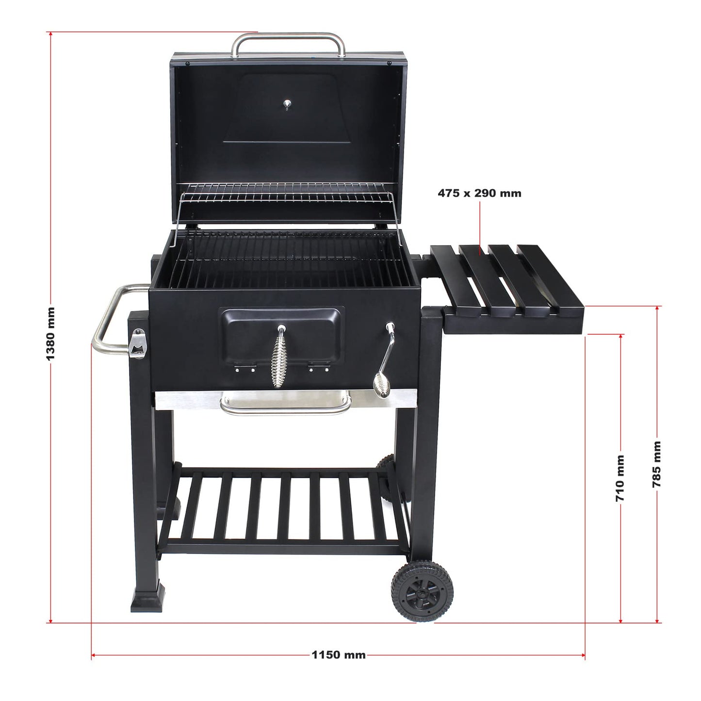 Ivtivfu Juego de Cestas para Parrilla de Acero Inoxidable 304 con Mango de Madera Extraíble, Ideal para Verduras, Mariscos, Camping y Regalo para Hombre o Padre