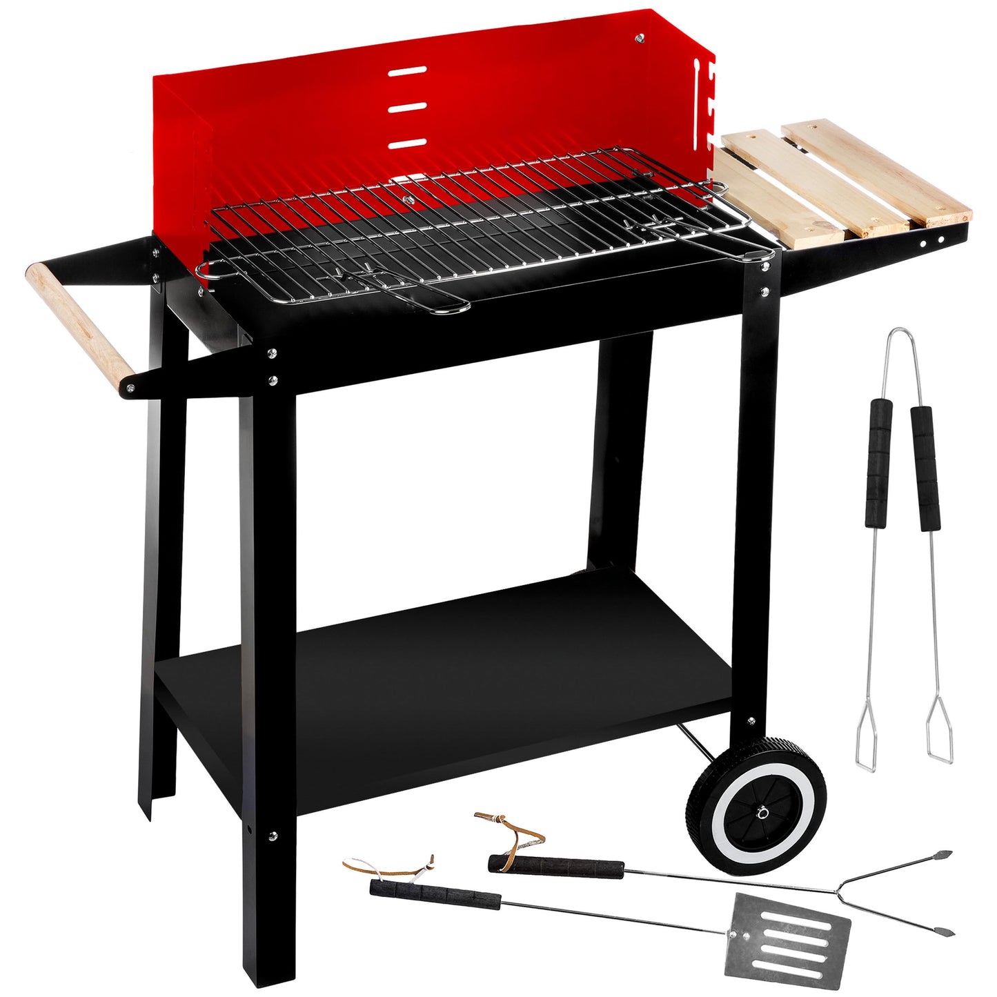 Five-Star Grill&Chill GC0010 Barbacoa de Carbón con Ruedas